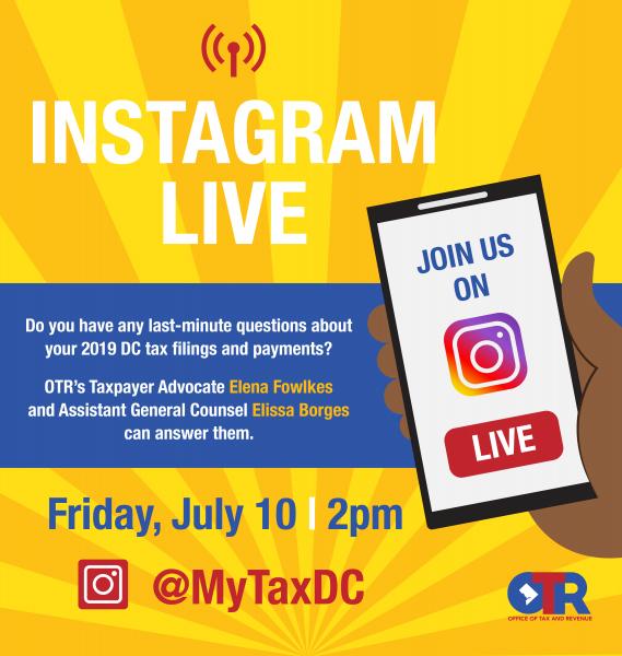 Join OTA on Instagram Live, July 10, 2020 at 2 pm.